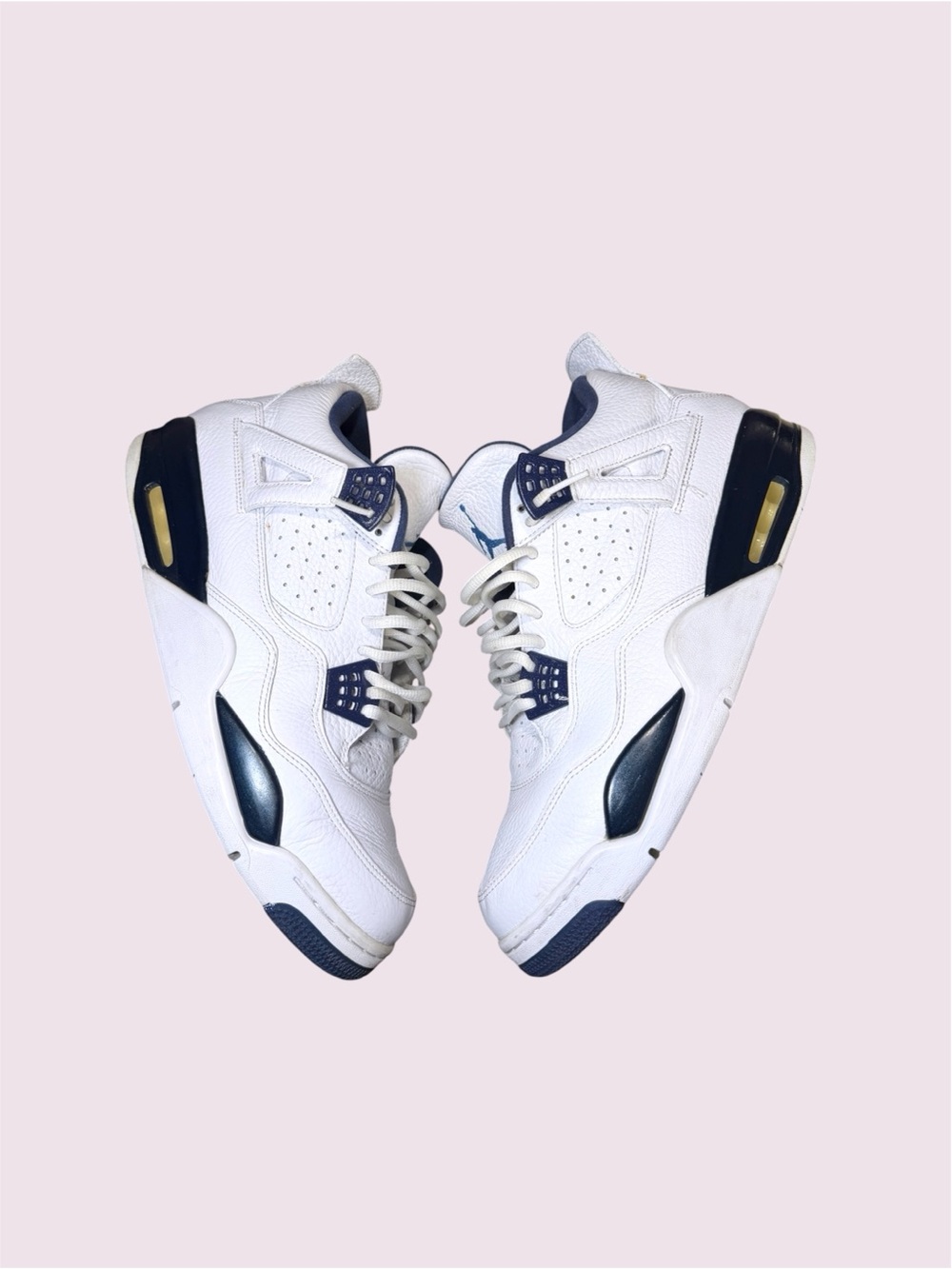 Nike Air Jordan Retro 4 LS Columbia Legend Blue Men's Size 13